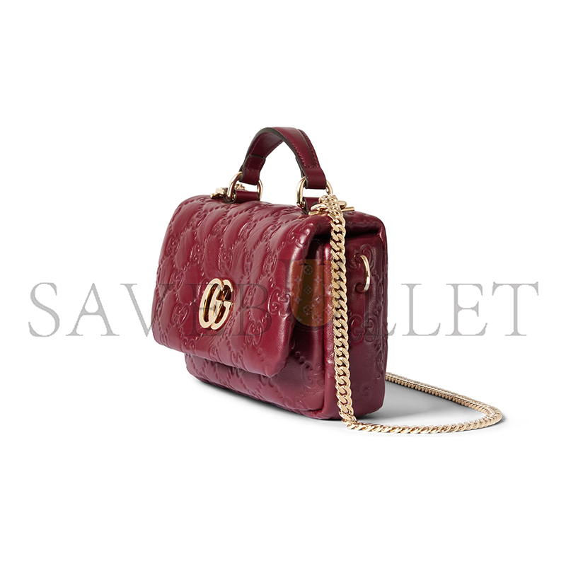 GUCCI GG MILANO SMALL TOP HANDLE BAG 806017 (21*12.5*6cm) GUCCI GG MILANO SMALL TOP HANDLE BAG 806017 (21*12.5*6cm)